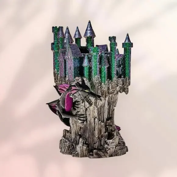 Bath & Body Works -Maleficent Disney Villains 3‑Wick Candle Castle Holder -NEW - Picture 7 of 9